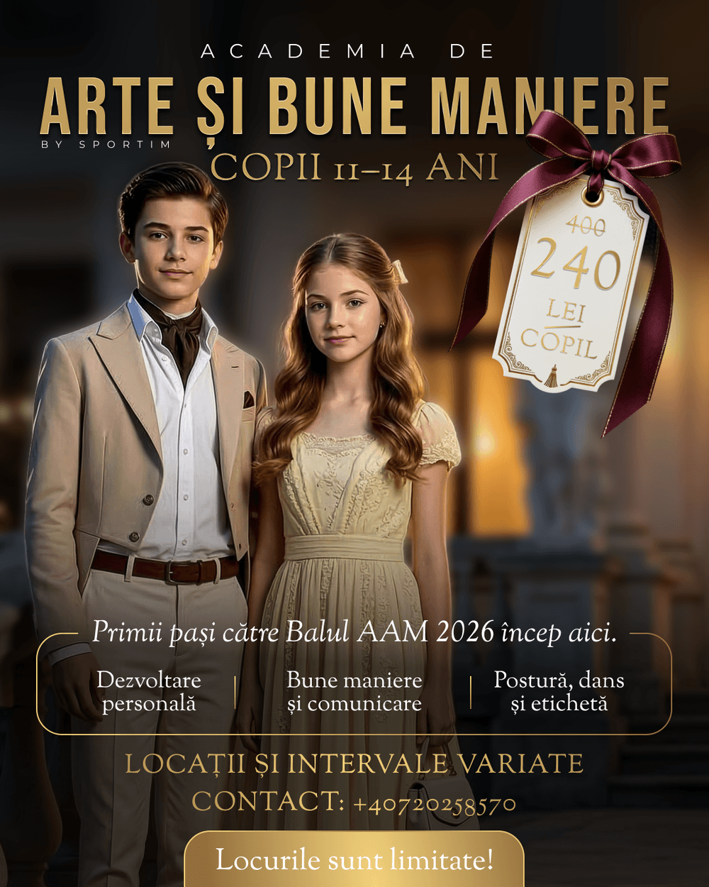 Academia — Pre-adolescenți 11–14 ani